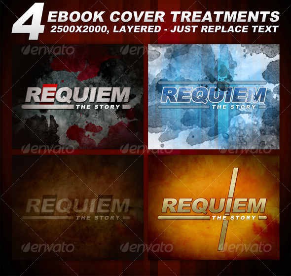 4 layered eBook cover treatments 4 layered eBook cover treatments