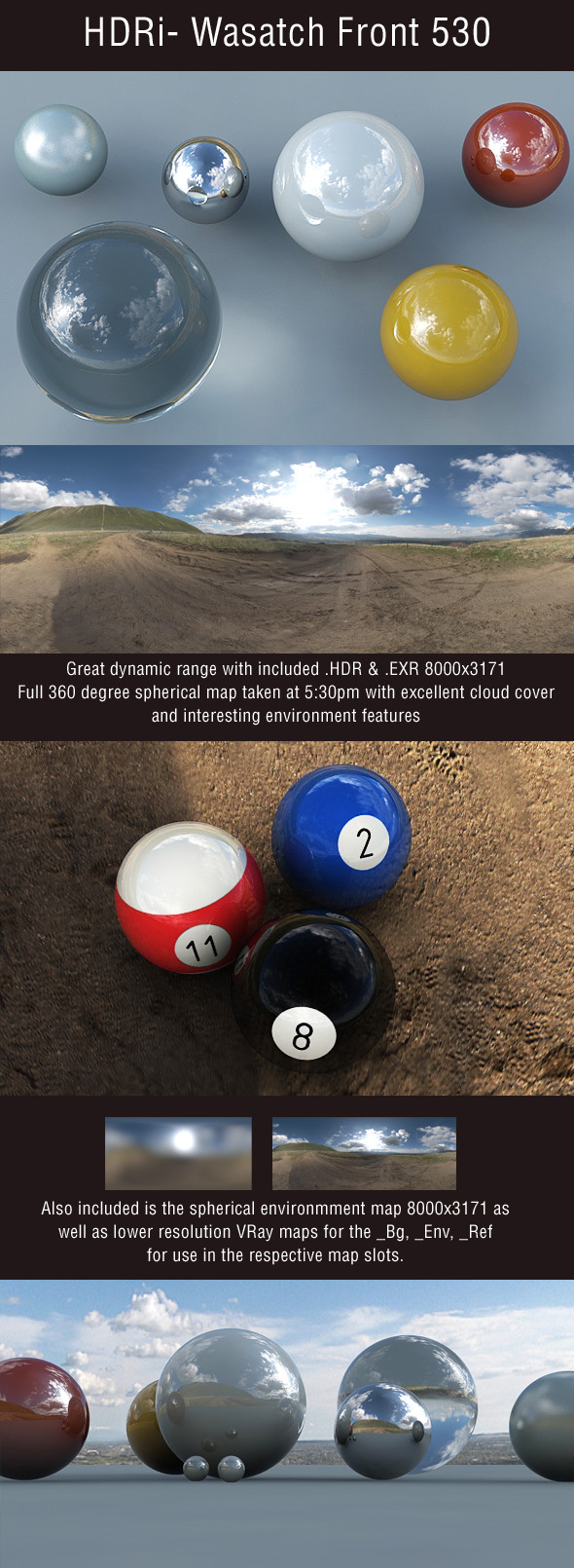 HDRi - Wasatch Front 530 - 3DOcean Item for Sale