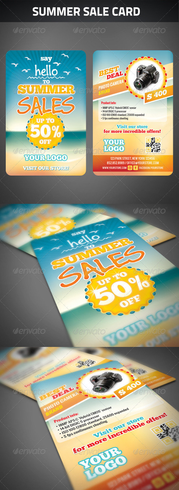Summer Sale Card Summer Sale Card