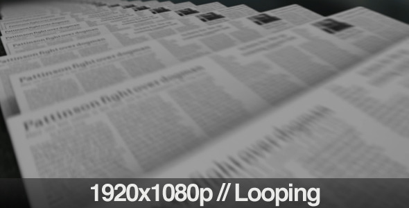 Hot Off The Press Newspapers Printing Loop Hot Off The Press Newspapers Printing Loop