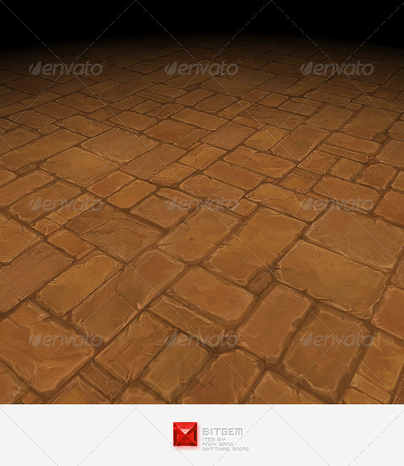 Stone Floor Tile 07 - 3DOcean Item for Sale
