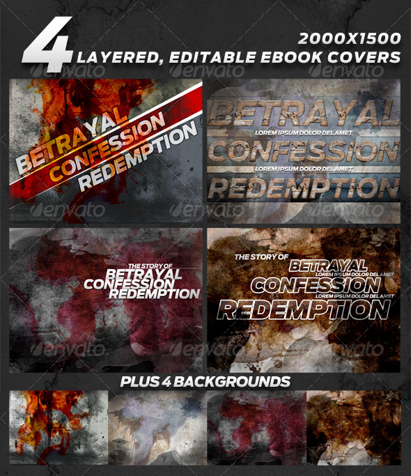 4 layered eBook Covers 4 layered eBook Covers