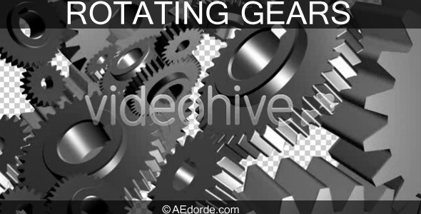 Rotating gears by dorde | VideoHive