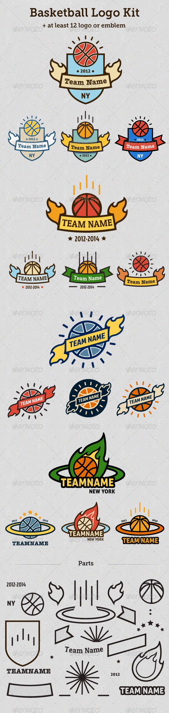 Basketball Logo Kit Basketball Logo Kit