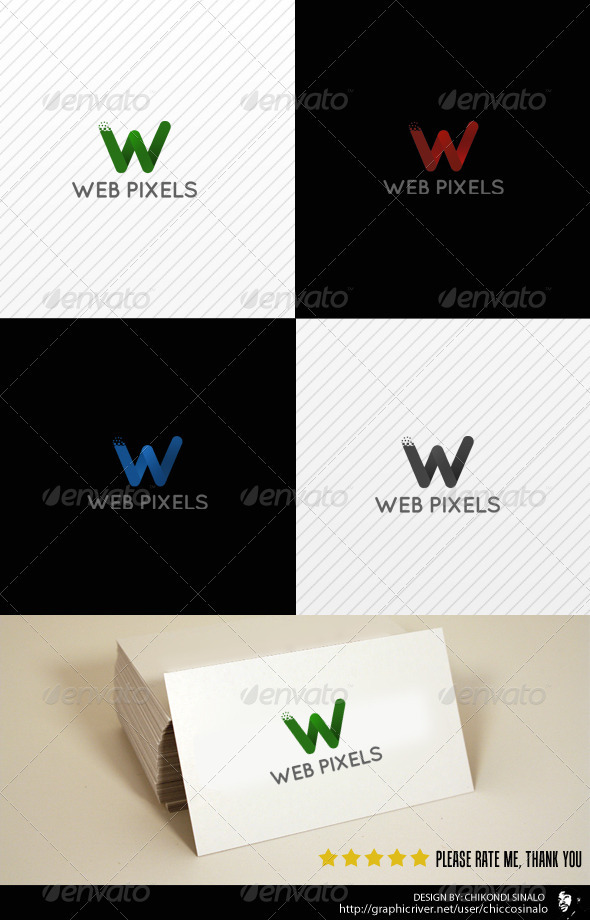 Web Pixels Logo Template - Letters Logo Templates