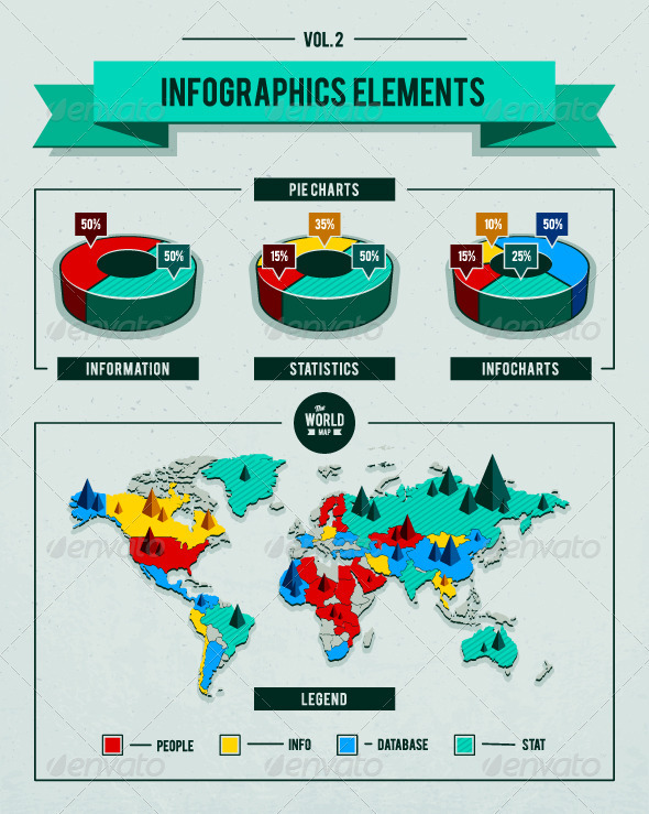 GraphicRiver Vector set of infographics elements 2823524 GraphicRiver Vector set of infographics elements 2823524