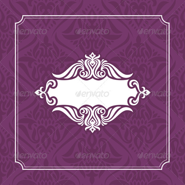 Retro Floral Frame Retro Floral Frame