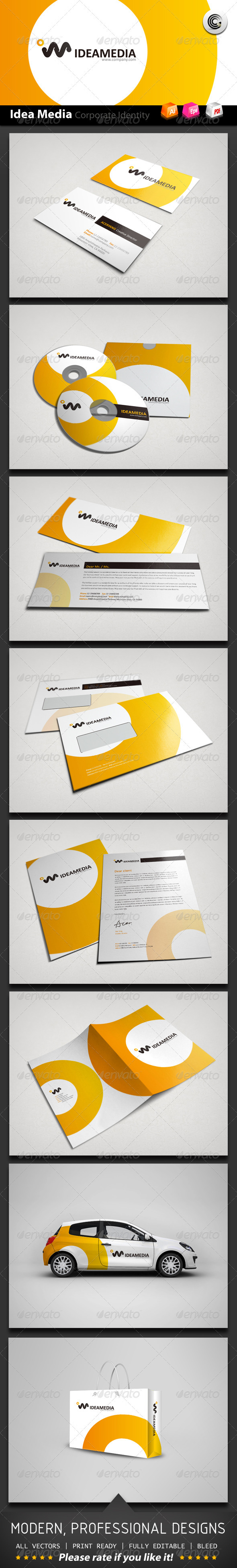 Idea Media Corporate Identity Idea Media Corporate Identity