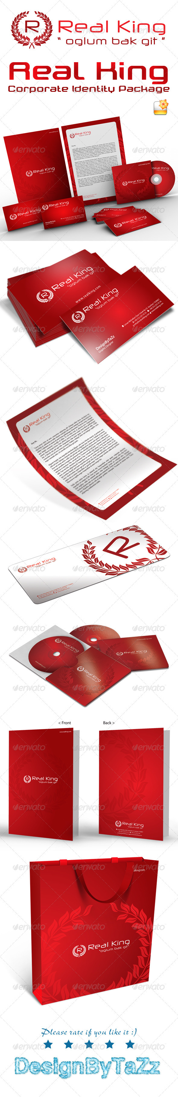 Real King Corporate Identity Package Real King Corporate Identity Package