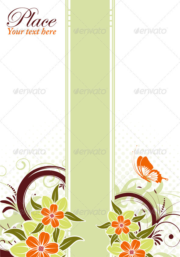 Floral frame Floral frame