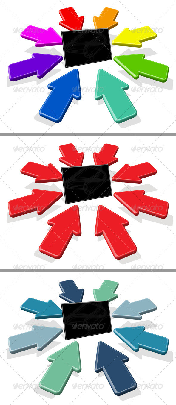 Arrows To The Center Point Arrows To The Center Point