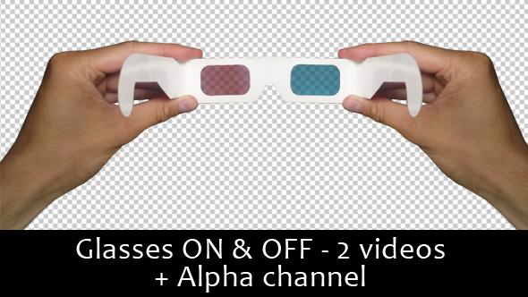 Putting On 3D Glasses Putting On 3D Glasses