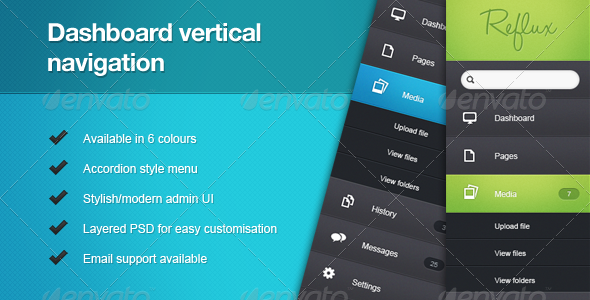 Dashboard Vertical Navigation Dashboard Vertical Navigation