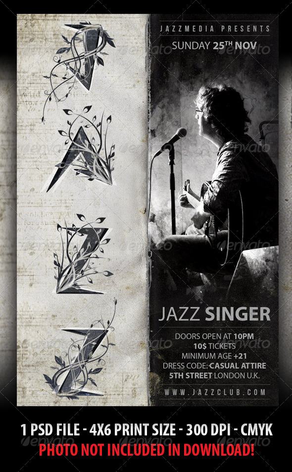 Jazz / Blues Concert Flyer - Concerts Events