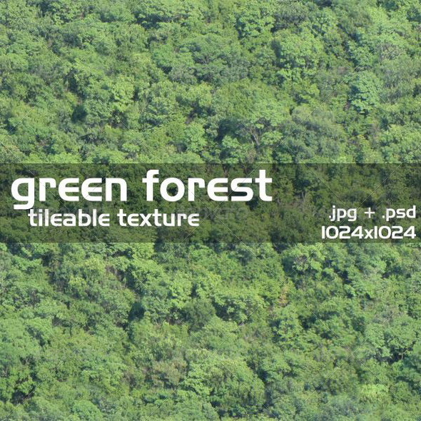Green Forest Texture - 3DOcean Item for Sale