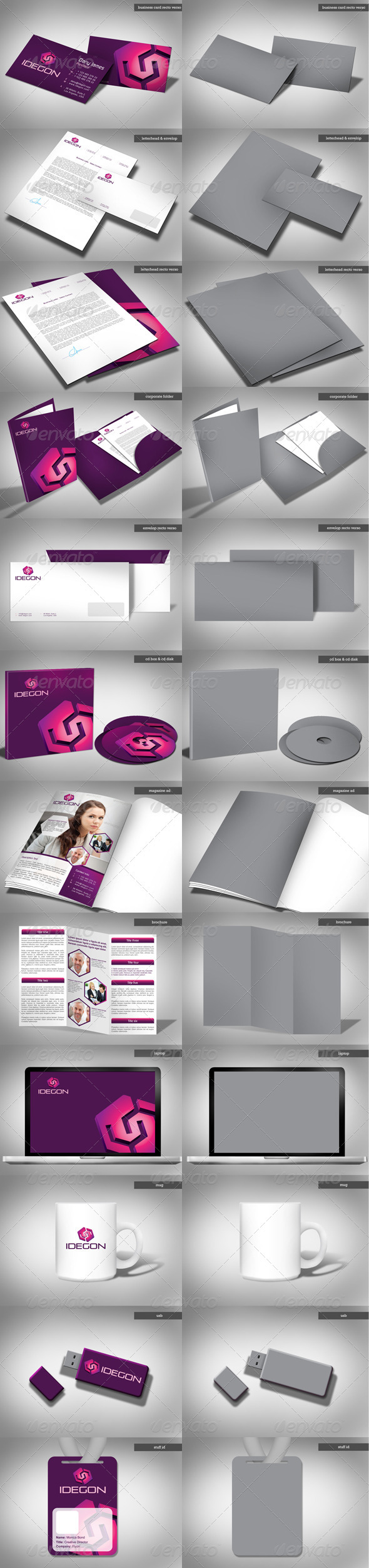 Full Corporate Identity Mockup Package