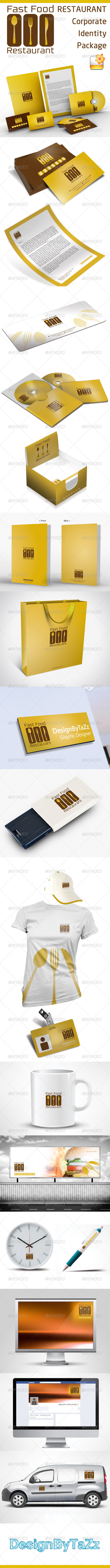 Fast Food & Restoran Corporate Identity Package Fast Food & Restoran Corporate Identity Package