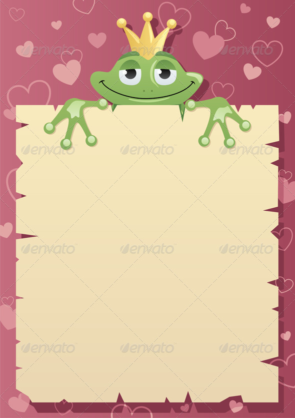 Frog Prince Letter - Borders Decorative