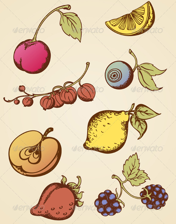 Vintage Fruits