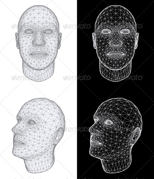 Human Head Vector Illustration Human Head Vector Illustration