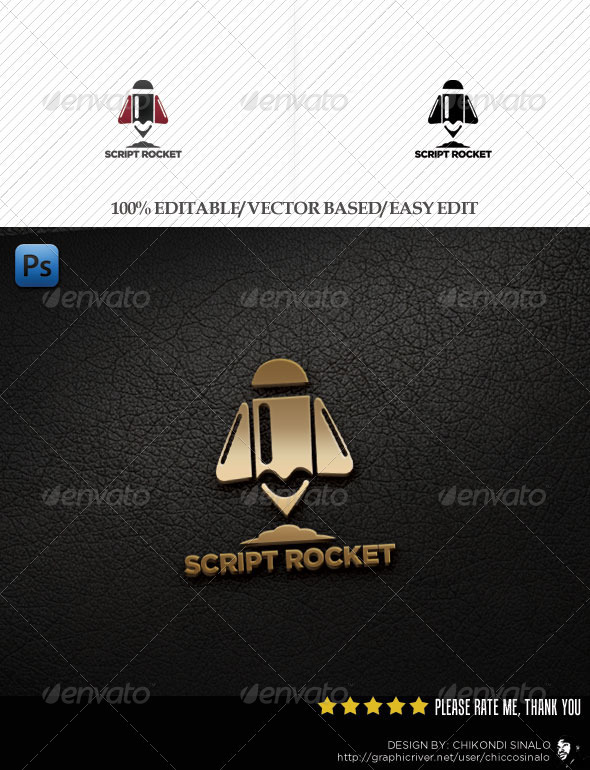 Script Logo Template - Abstract Logo Templates