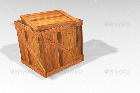 Wooden crate Wooden crate