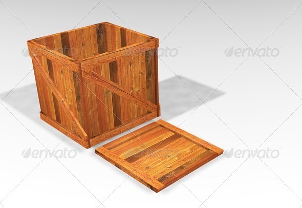 Wooden crate Wooden crate