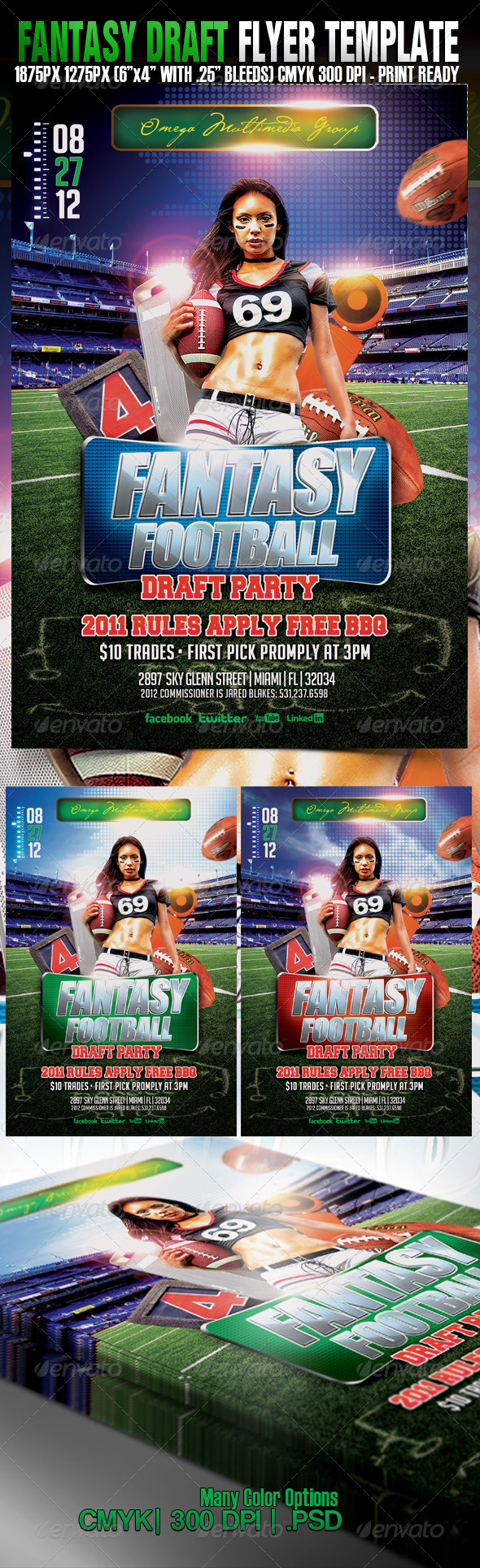 Fantasy Draft Football Party Fantasy Draft Football Party