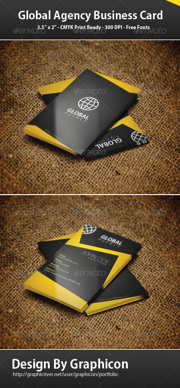 Creative Agency Business Card Creative Agency Business Card