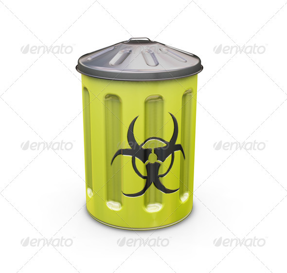 Biohazard bin Biohazard bin
