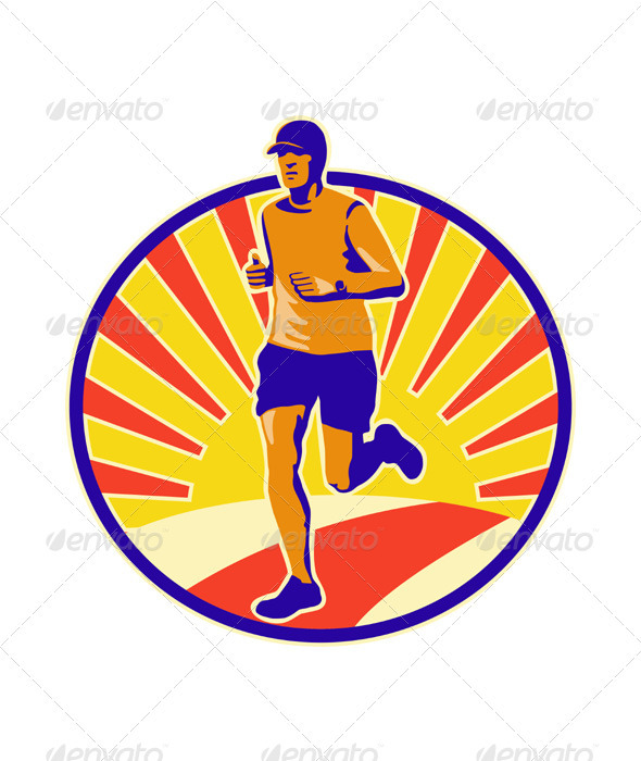 Marathon Runner Athlete Running Marathon Runner Athlete Running