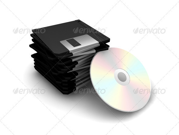 Floppy disks and CD Floppy disks and CD