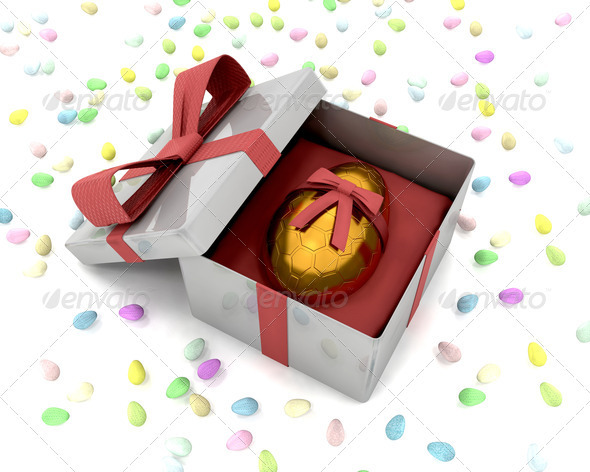 Golden Easter egg Golden Easter egg
