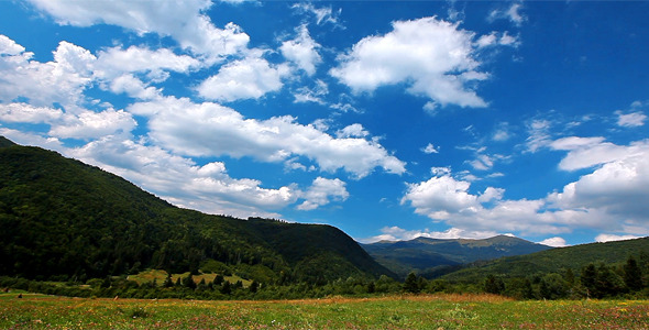 Mountains And Cloudy Sky Mountains And Cloudy Sky