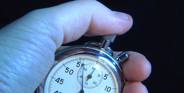 Stop-Watch In Hand Stop-Watch In Hand