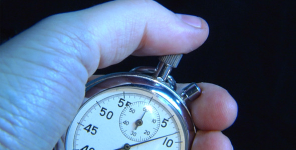Stop-Watch In Hand Stop-Watch In Hand