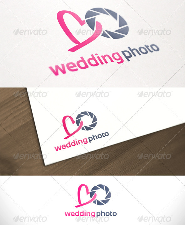 Wedding Photo Studio Photography Logo Template Wedding Photo Studio Photography Logo Template