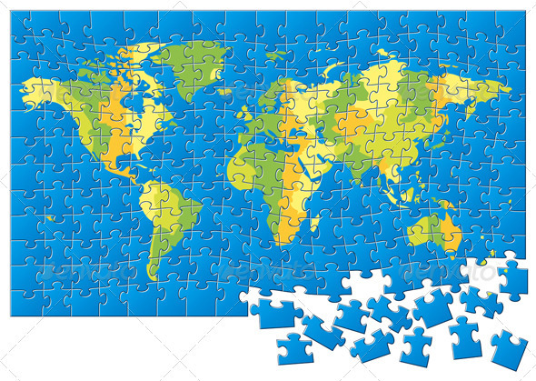 World Map Puzzle World Map Puzzle