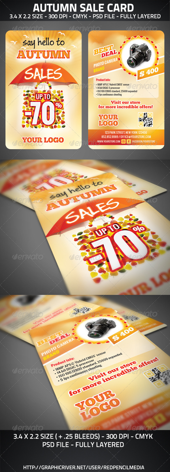Autumn Sale Card Autumn Sale Card