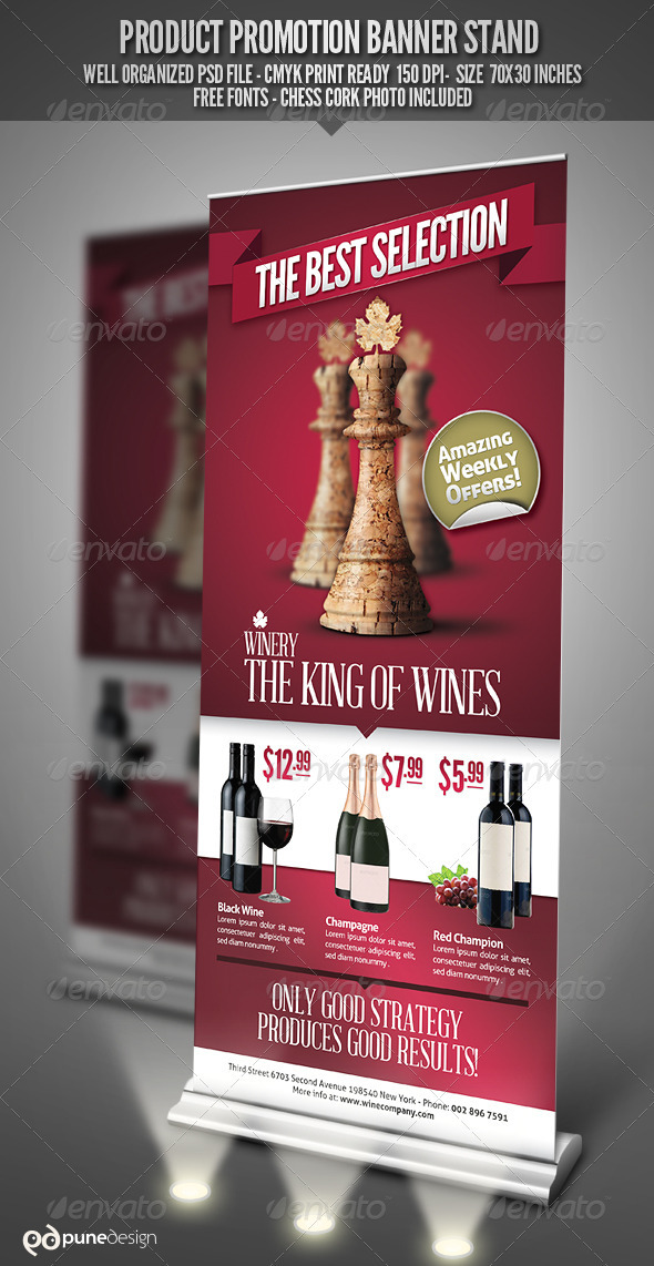 Product Promotion Banner Stand Product Promotion Banner Stand