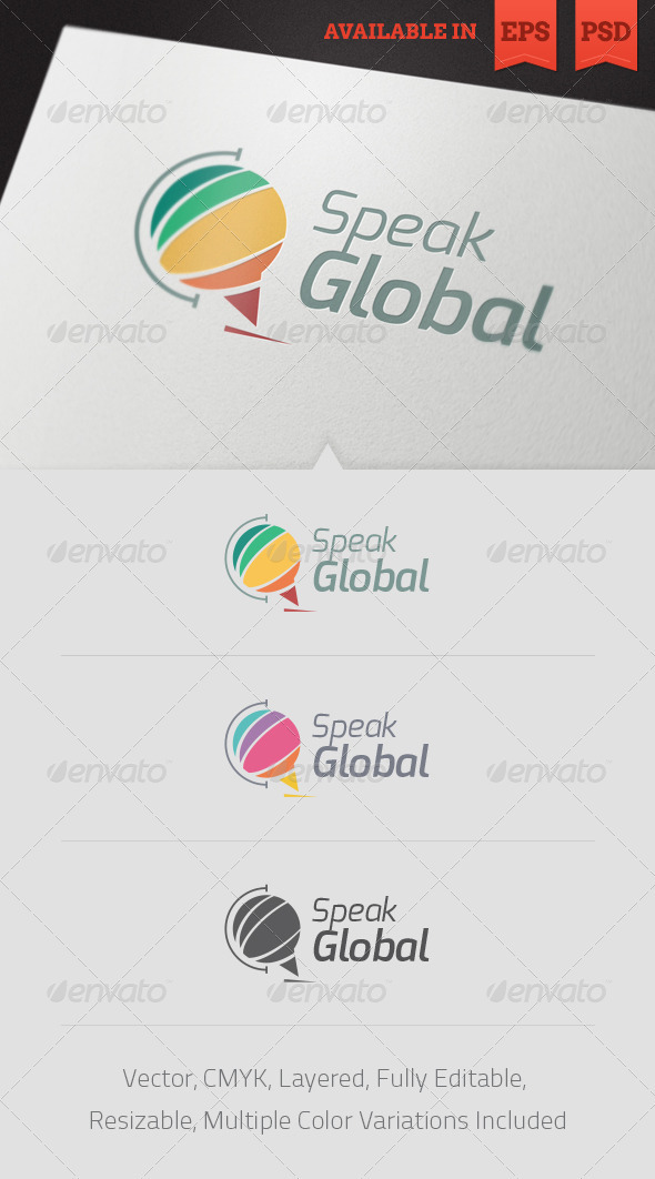 Speak Global Logo Template V2 Speak Global Logo Template V2