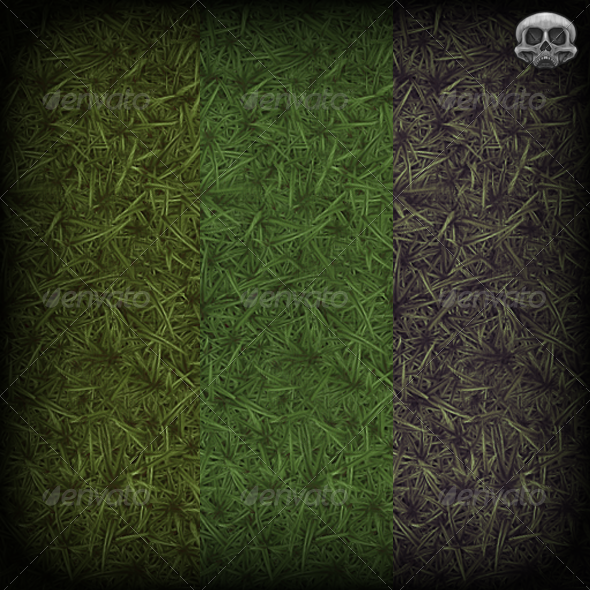 Grass Hand Painted Texture Tile - 3DOcean Item for Sale