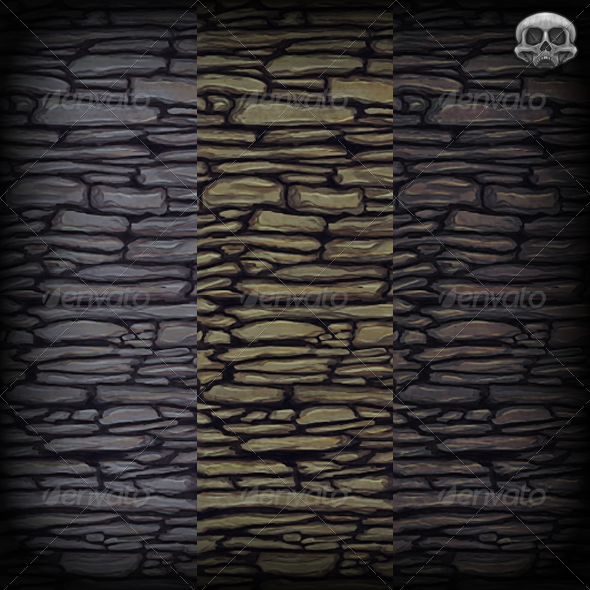 Slate Wall Texture Tile - 3DOcean Item for Sale