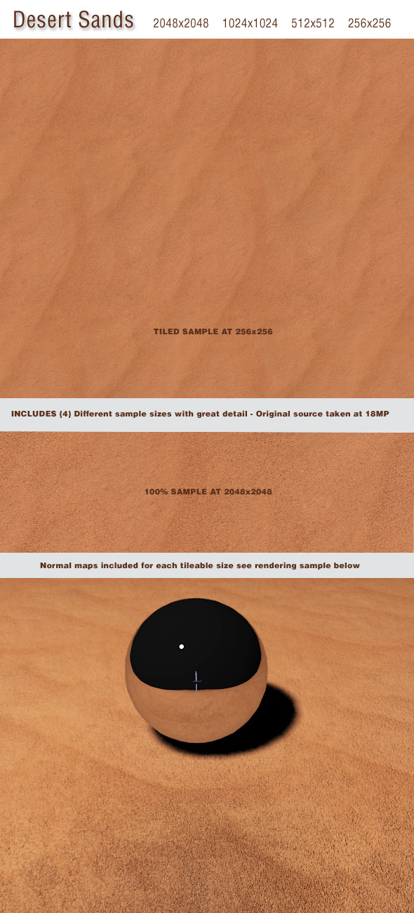 Desert Sand - 3DOcean Item for Sale