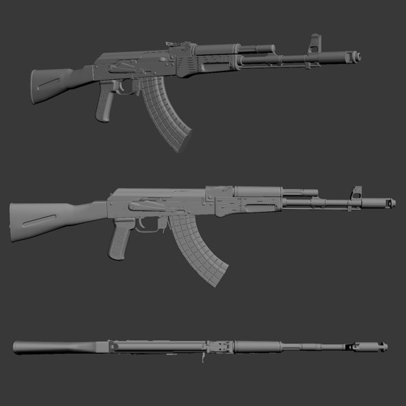 High Poly AK 103 High Poly AK 103