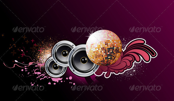 Abstract party background Abstract party background