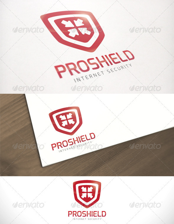 Pro Shield Internet Security Logo Template Pro Shield Internet Security Logo Template