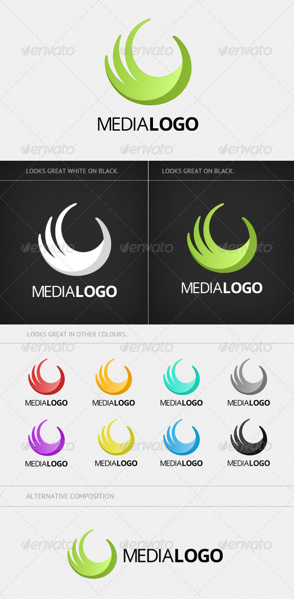Modern MediaLogo - Vector Abstract