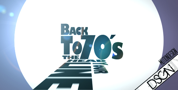 Back in the 70's nice typographic Opener Back in the 70's nice typographic Opener