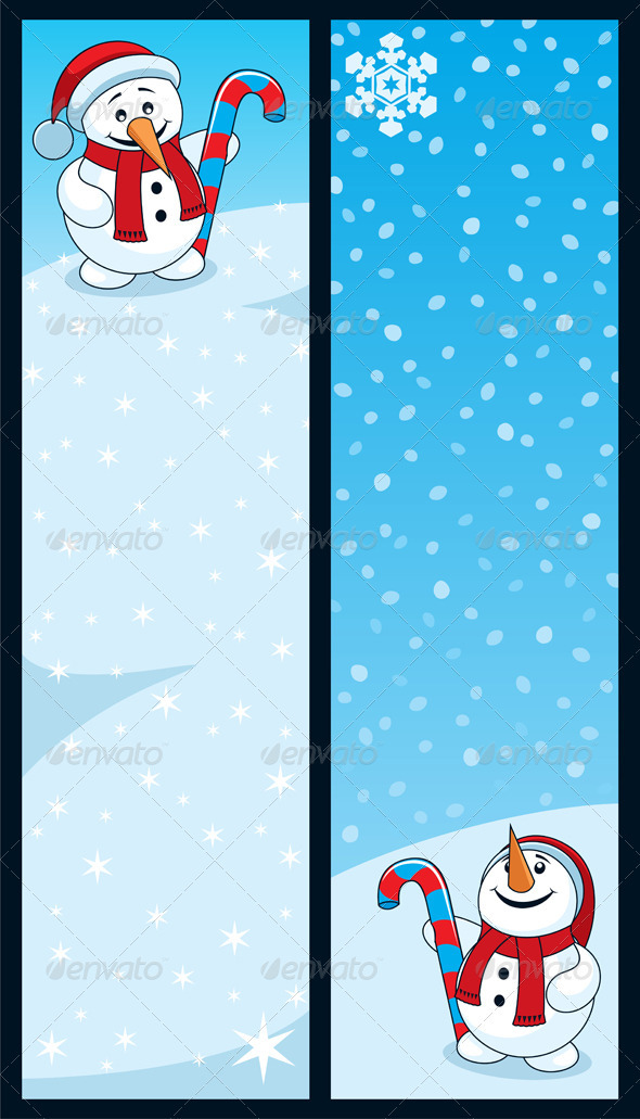 Snowman Banners Snowman Banners